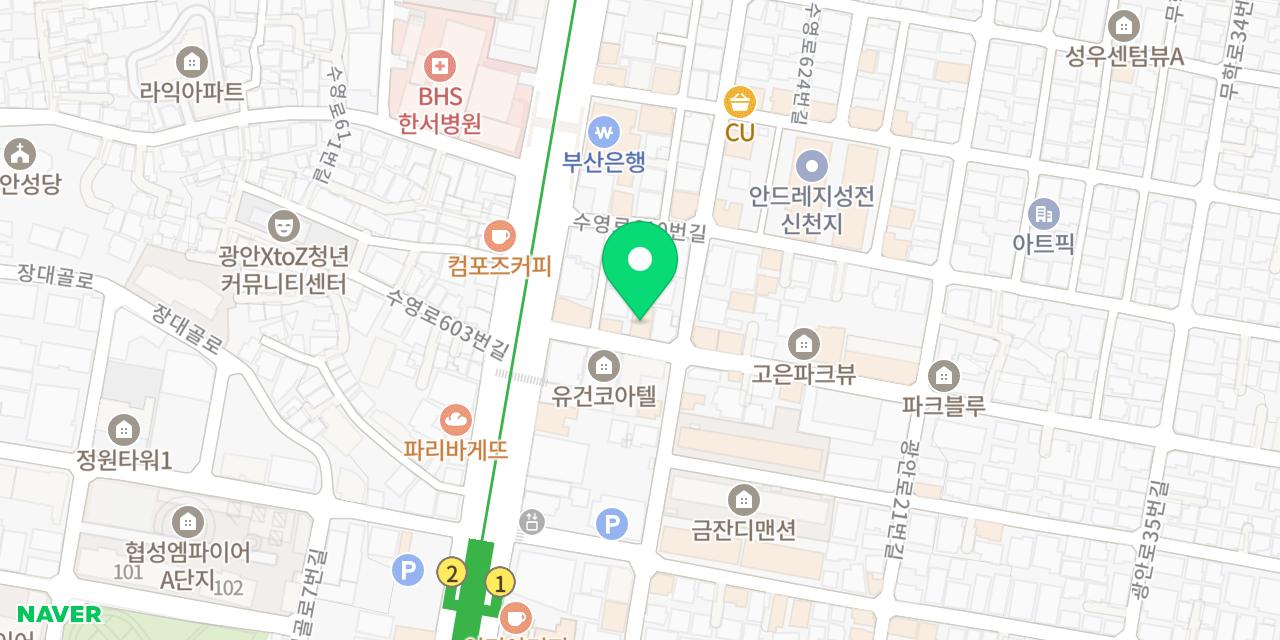 Map showing where Gumyeongae Pohang Mulhoe is