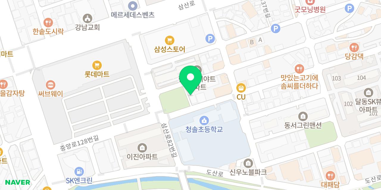 Map showing where Sushi Yuu is