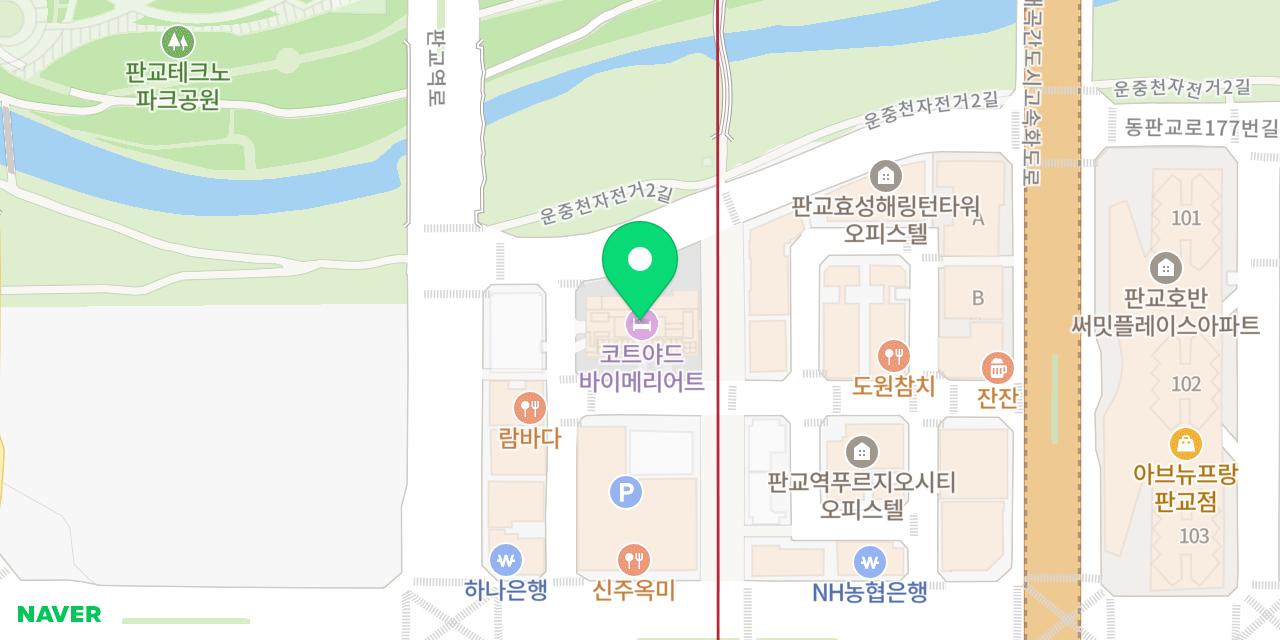 Map showing where MoMo Café is