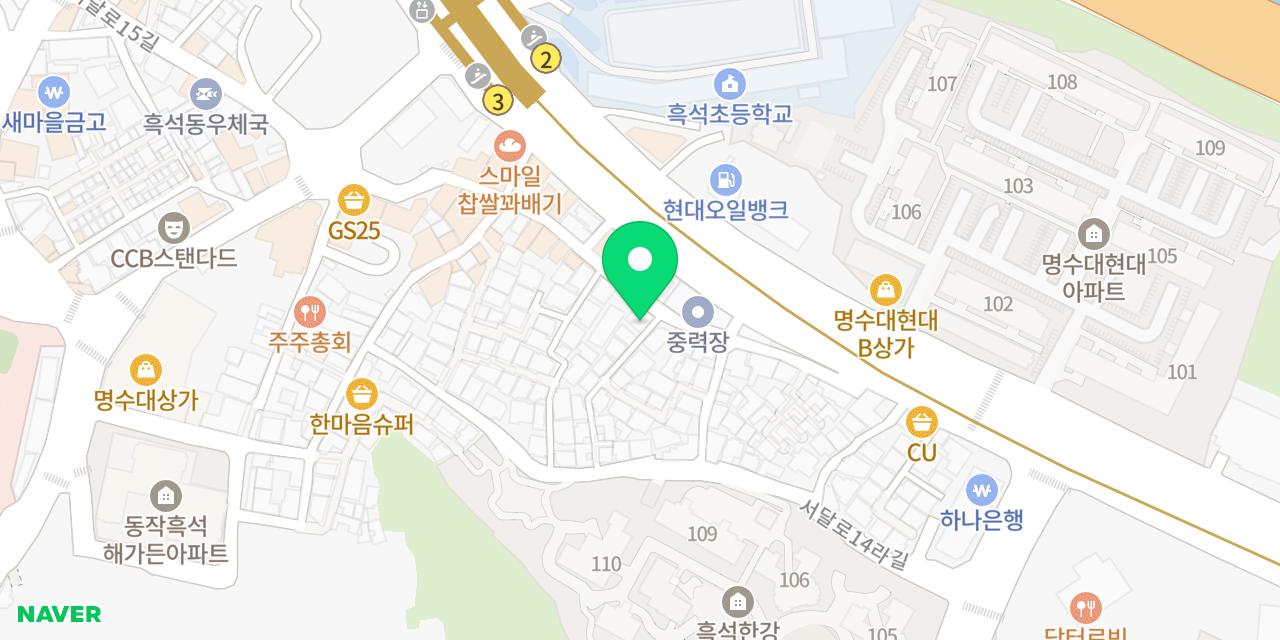 Map showing where Oneul,433 is