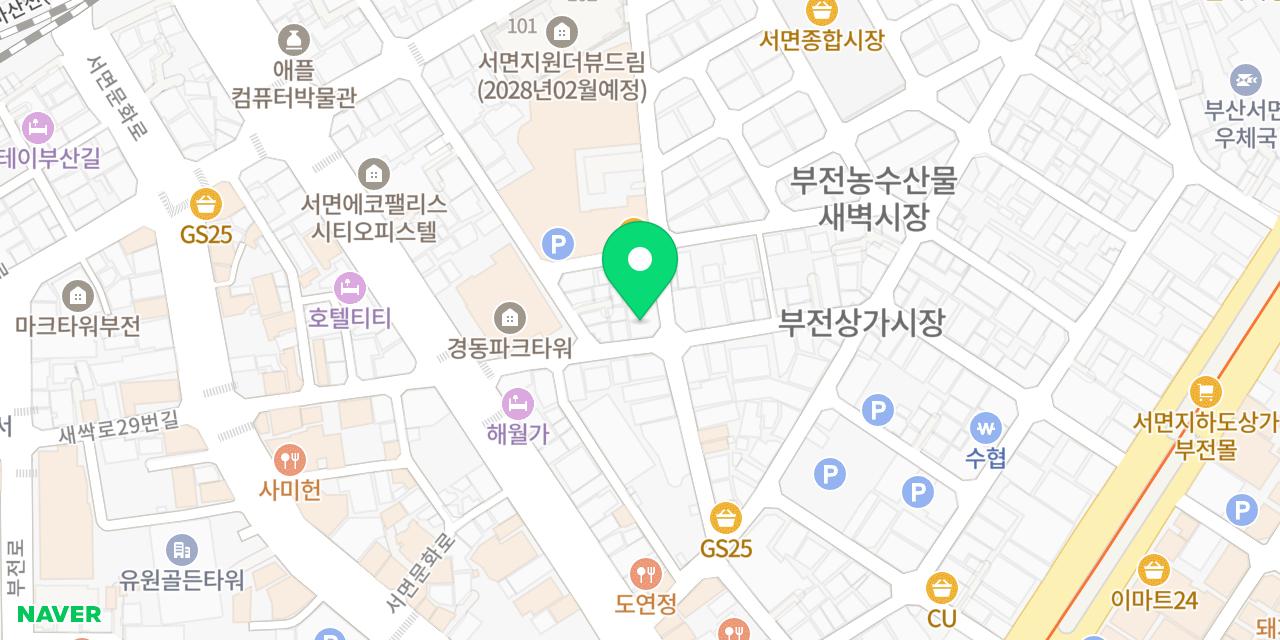 Map showing where Sinpung Gukbap & Gaya Milmyeon is