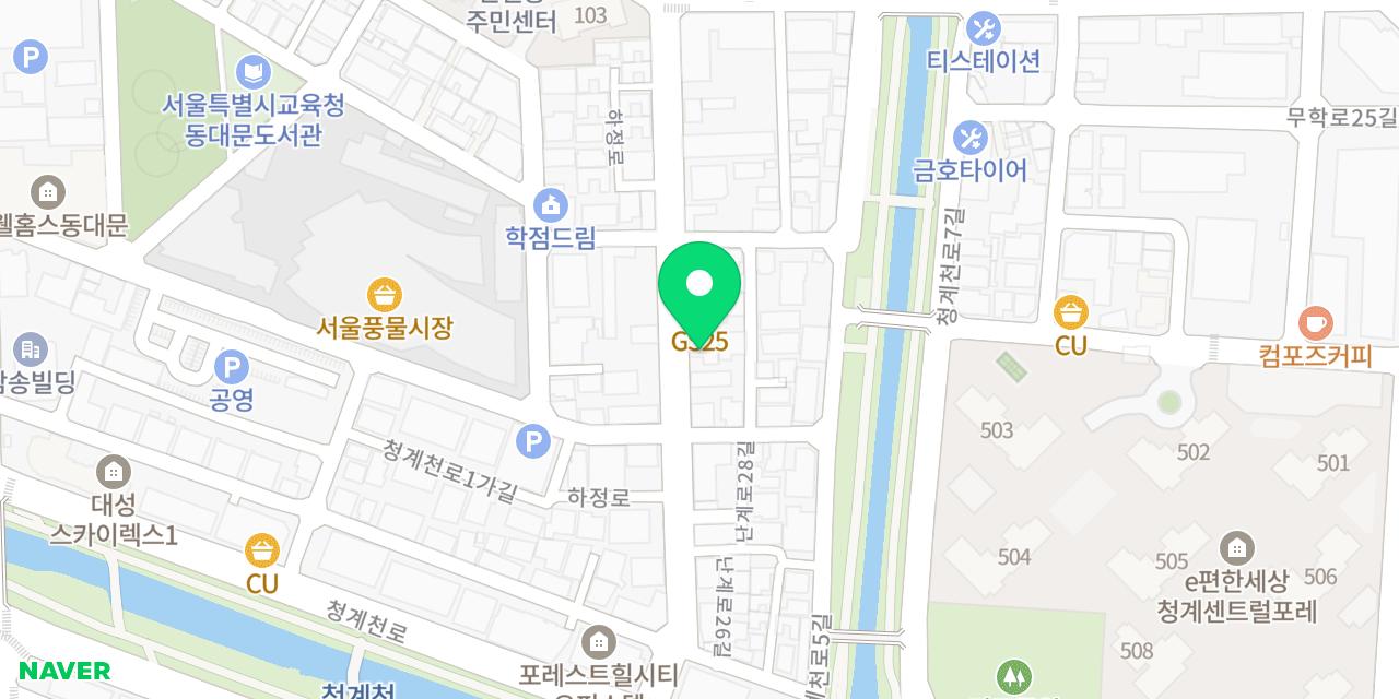 Map showing where Okcheonok is