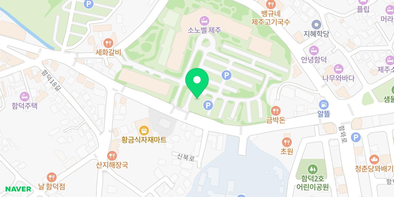 Map showing where Sonobel Jeju Eomeong is
