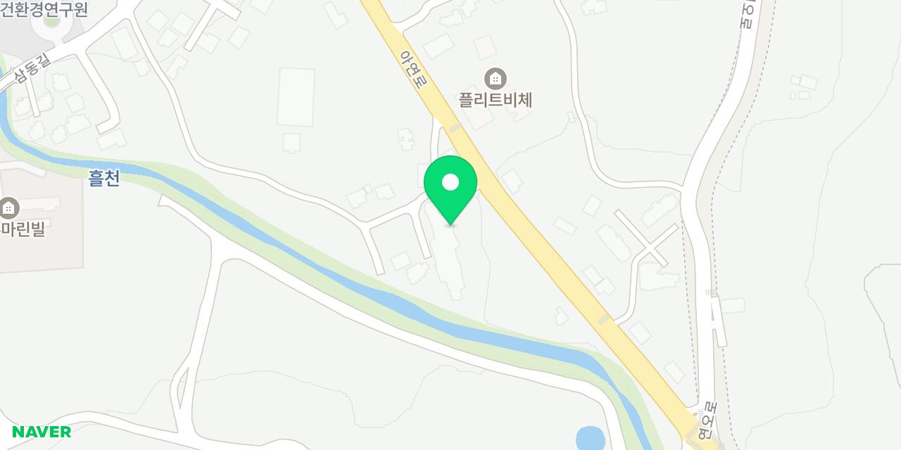 풍천만가 위치가 표시된 지도